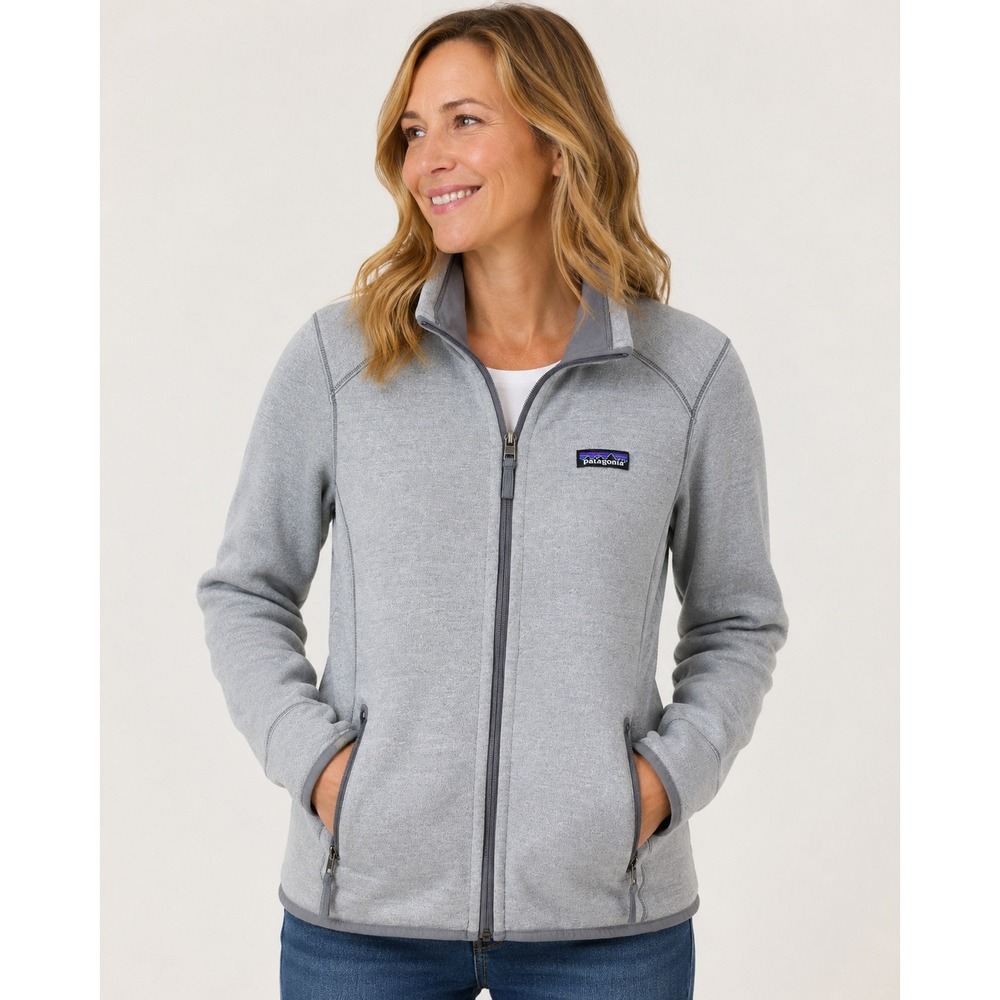 Patagonia Better Sweater Jacket Womens S Gray Full Zip Hiking Gorpcore Granola‎